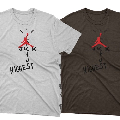 T-Shirt / Baju / Kaos Nike Air jordan X Travis Scott Cactus jack 7