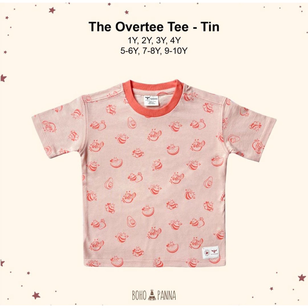 BOHOPANNA THE OVERTEE TEE / BAJU ATASANA ANAK