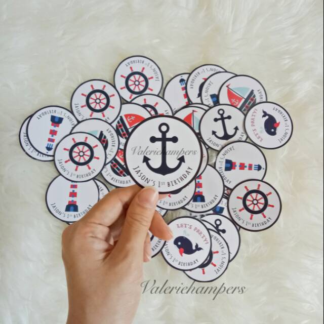 

Sticker bulat / sticker logo / sticker olshop / stiker ulang tahun
