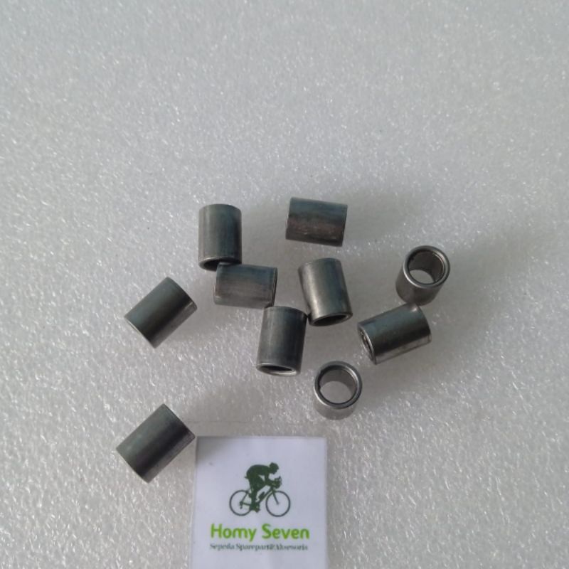 Pipa besi kecil untuk jalur kabel rem di las di frame sepeda (1pcs)