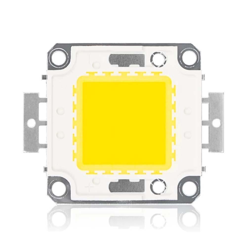 REBUY Manik-manik LED Chip 30W 50W Putih Dingin Lampu Sorot Warm White Terintegrasi Cahaya Manik-Manik LED DIY Untuk Lampu Sorot 22-24V