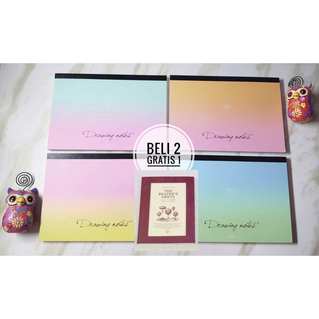 

Drawing note pastel color