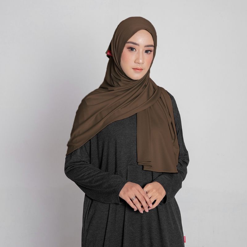 Dauky Hijab Pashmina Instan texture