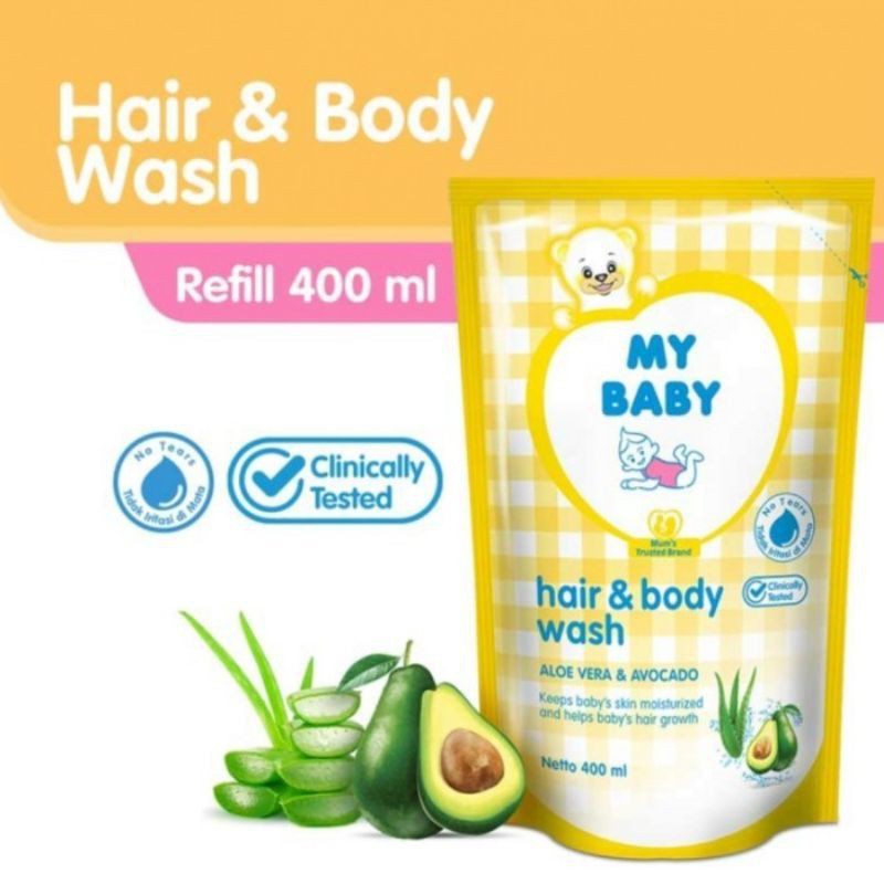 My Baby Hair &amp; Body Wash Refill 400ml