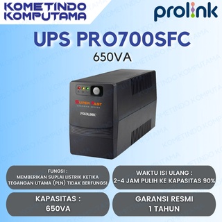 UPS PROLINK PRO700SFC Super Fast Charging Line Interactive 650VA
