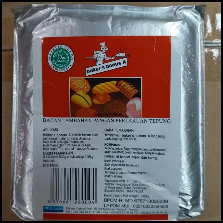 

Bakers Bonus A Bread Improver Baker'S Bonus A 500Gr