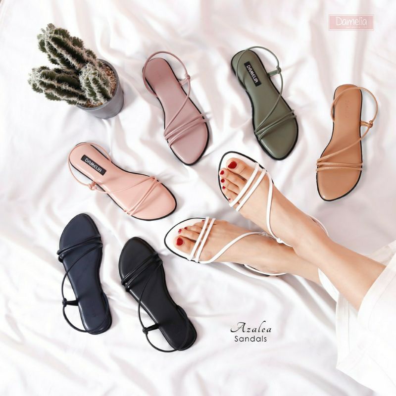 Damelia Melstore Jkt AZALEA SANDALS Melstore Jkt Official Store / Sandal wanita / sendal flat