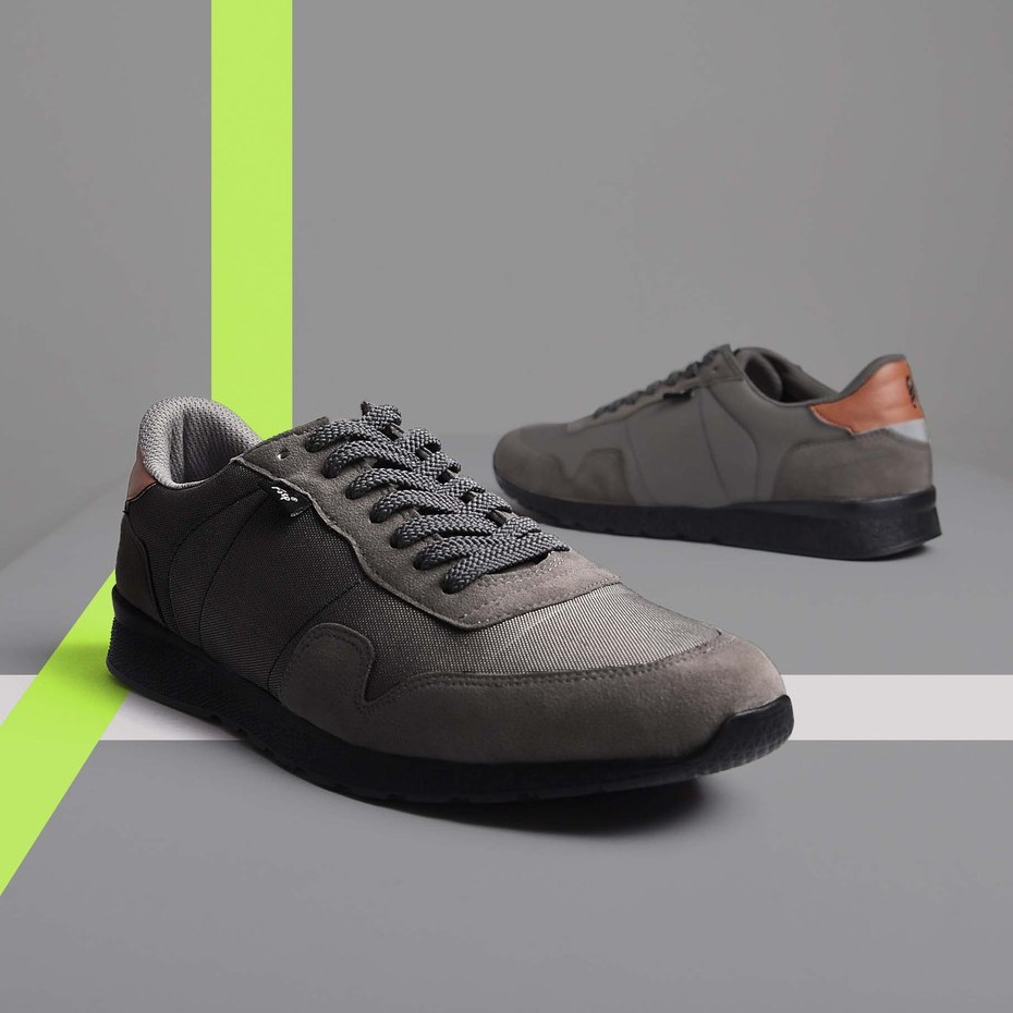 Nordic Grey | Sepatu Sneaker Ori Jalan Sporty Running Pria Cowok Sneakers Footwear | FORIND x FSTP