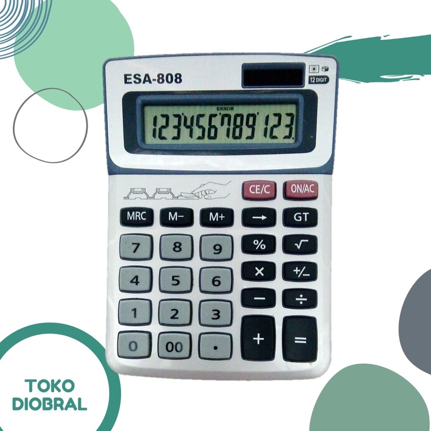 

Kalkulator Dasar 12 digits Calculator