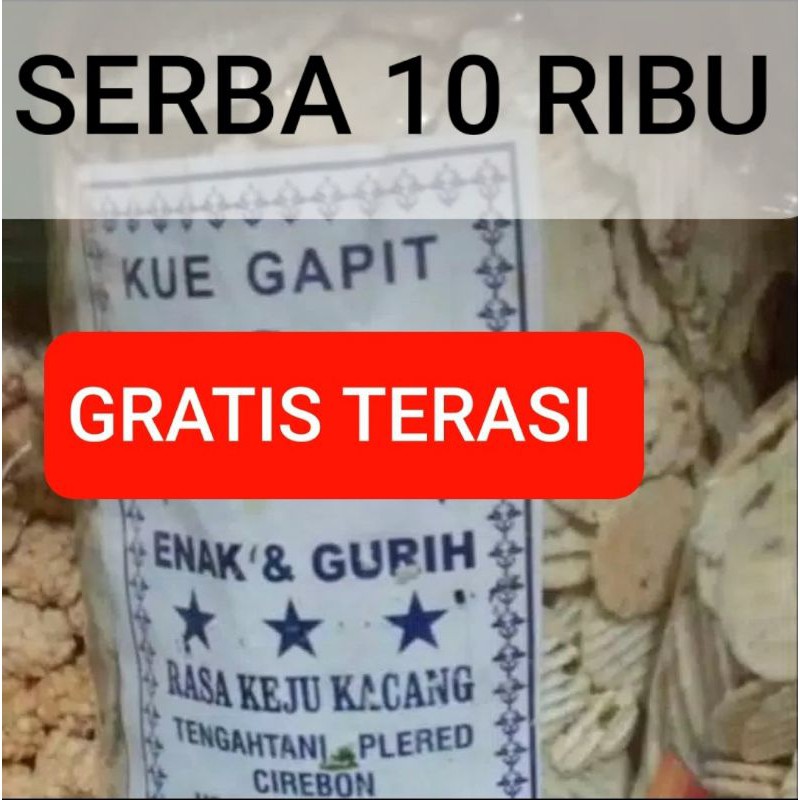 

[PROMO] SNACK SERBA 10 RIBU [BELI 5 GRATIS 1 POUCH] Cemilan oleh oleh khas cirebon
