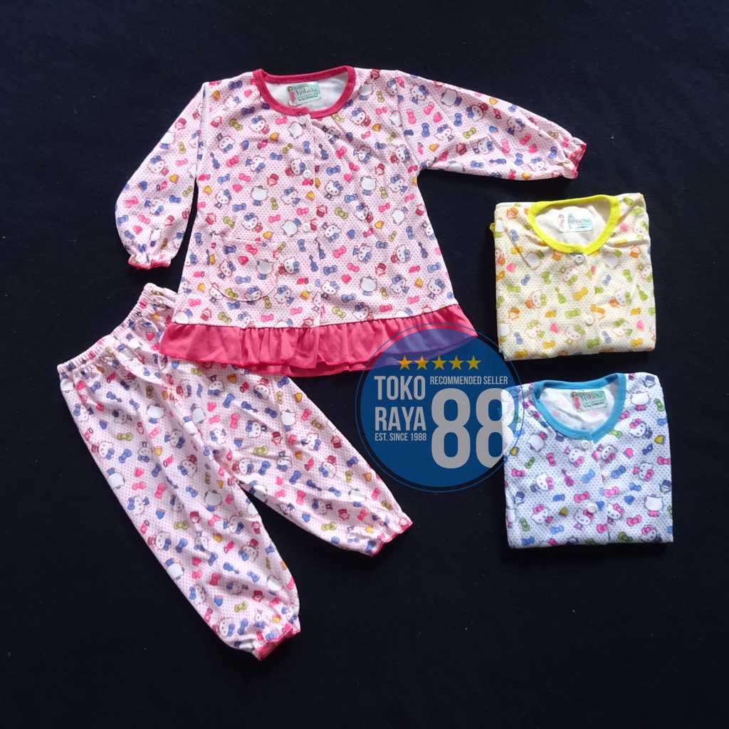  SPY SF08 Setelan Baju  Bayi 3 18 Bulan  Baju  Tidur  Piyama 