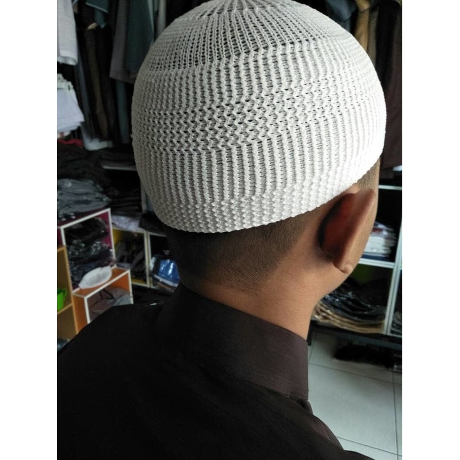 PECI HAJI RAJUTAN WARNA / TOPI RAJUTAN / PECI RAJUTAN / KOPIAH RAJUTAN