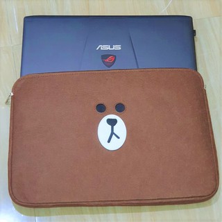 TAS FOLDER Karakter BROWN PELINDUNG LAPTOP 15 INCH DOKUMEN