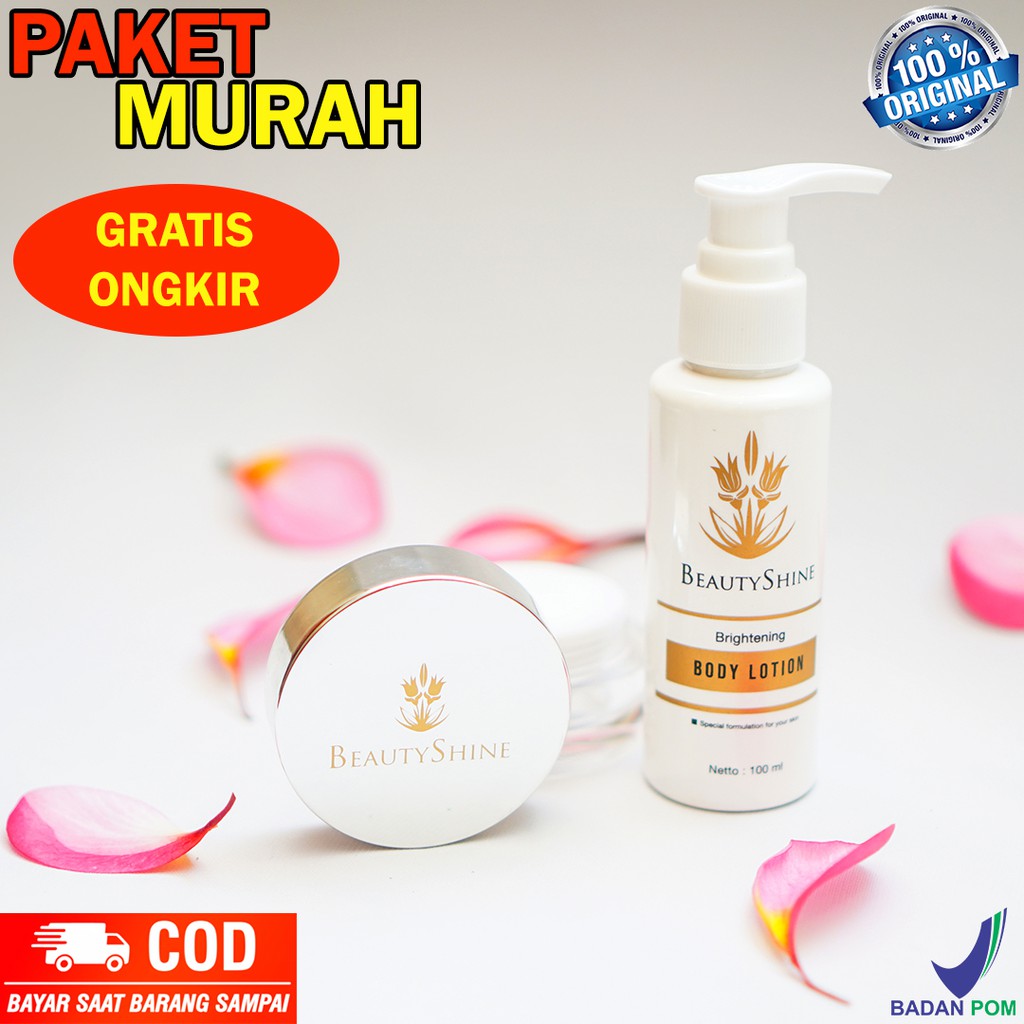 BEAUTY SHINE BODY LOTION,KRIM/CREM/CREAM BEAUTY SHINE & PAKET BEAUTYSHINE ORIGINAL 100%