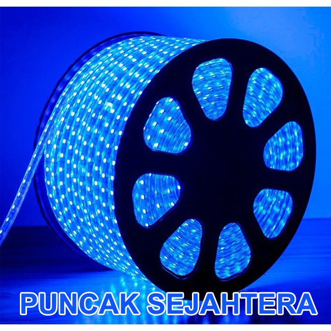 Lampu led Strip / Rope LED 5050 Warna Biru / Blue 5050 IP44