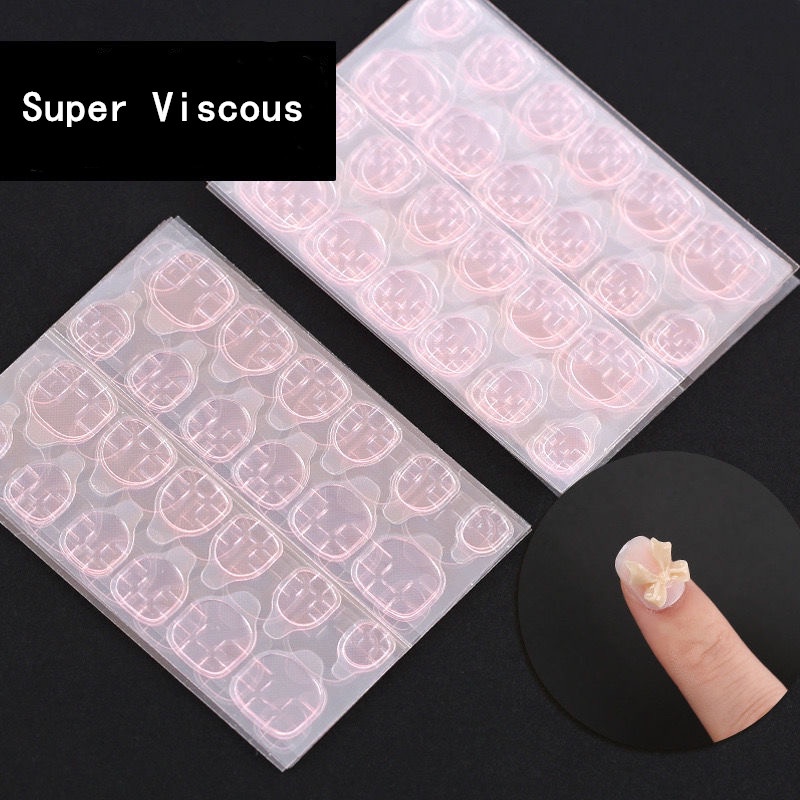 (24 PCS) LEM KUKU PALSU GEL DOUBLE TAPE HIGH QUALITY / STIKER KUKU / SILICONE DOUBLE TAPE KUKU