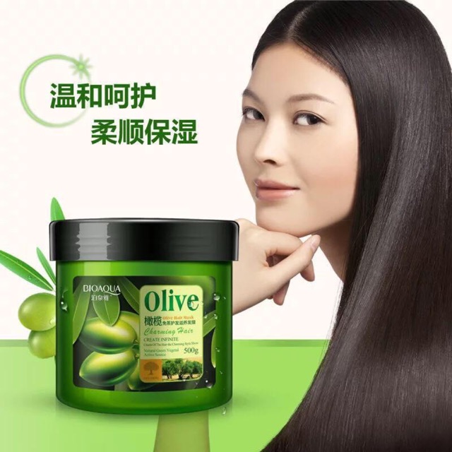 Bioaqua Olive Hair Mask Cream Creambath Rambut Shopee Indonesia
