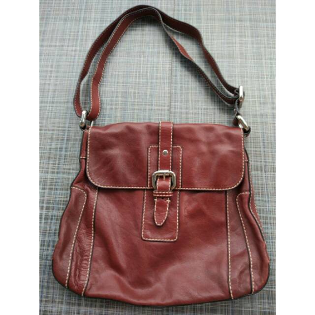 Tas fossil maroon second preloved