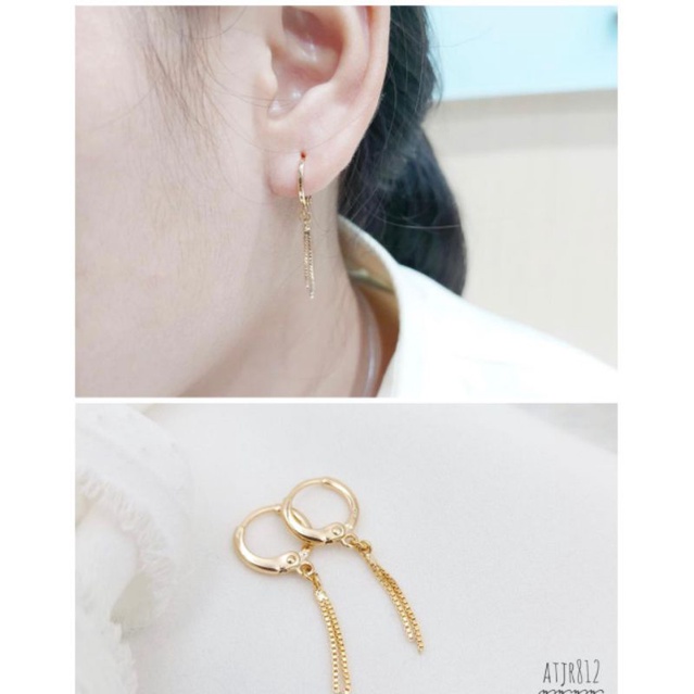 Anting Silver925 Perak Mutiara platgold Anti Karat anti alergi anting premium S-95