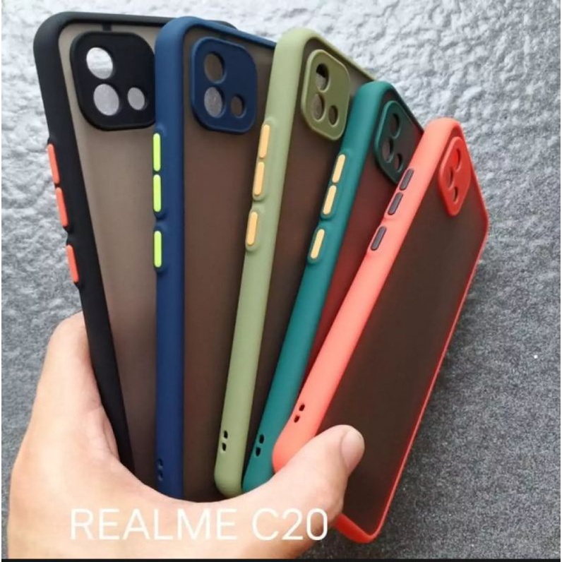 Case Realme C20 Case Matte Full Colour Case Dove