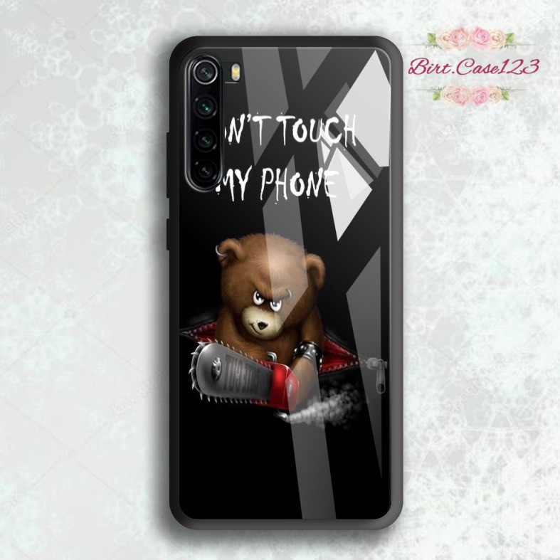 back case glass DONT TOUCH MY PHONE Realme C1 C2 C3 U1 2 3 5 5i 5s 6 X Xt C11 C15 C12 7 7i BC5018