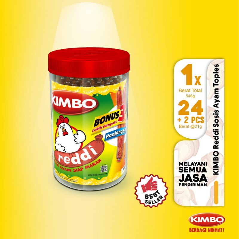 

KIMBO Reddi Sosis Ayam Toples