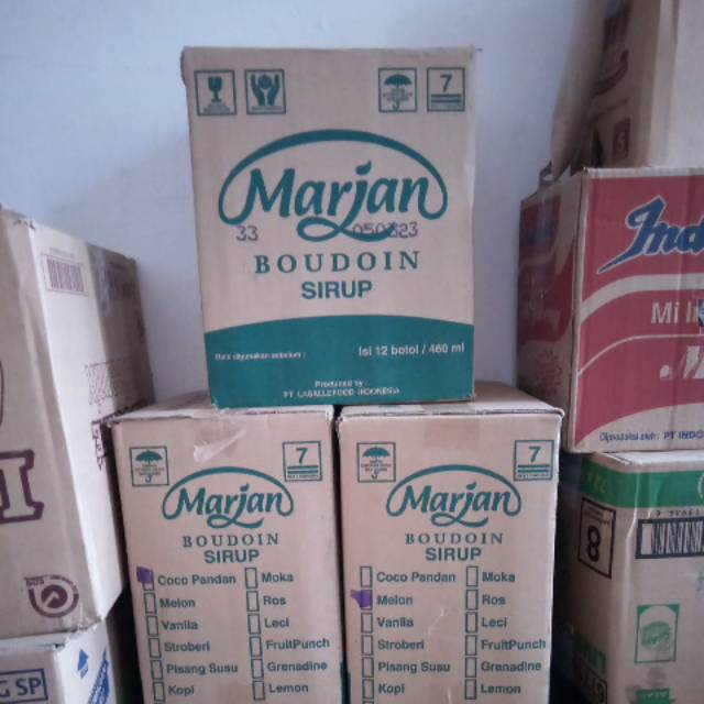 Sirup Marjan Melon Cocopandan 1 Dus Indonesia