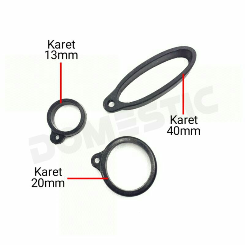 Lanyard pods paracord #4 gantungan id hp kalung simple Free Ring karet 13mm/20mm/40mm