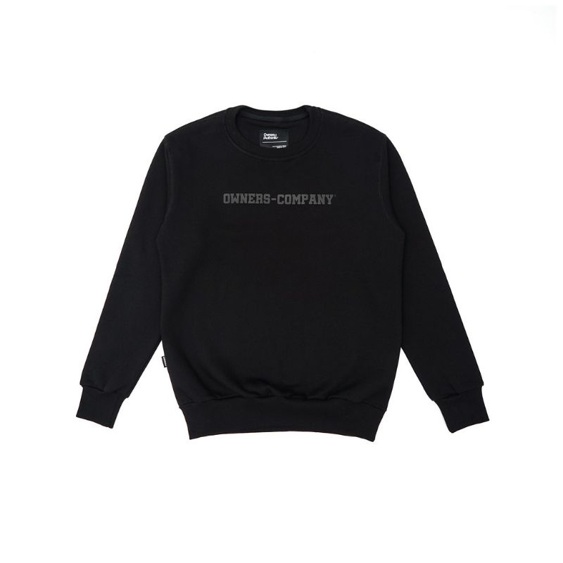 Sweater Owners-Company Crewneck Black Unlimited Unisex