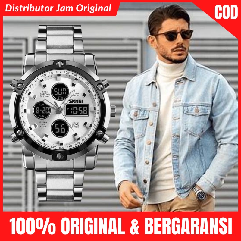 SKMEI Jam Tangan Pria SKMEI 1389 / Jam Tangan SKMEI Pria Original | Jam Tangan Anti Air | Skimei