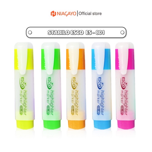 

12pcs Stabilo Highlighter Pen 5Warna Montana Esco