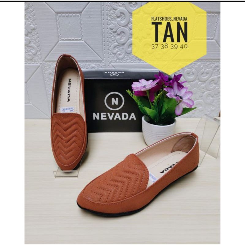 Sepatu Flat NEVADA 02 | Sepatu kerja wanita flatshoes cewek casual Branded (F02)