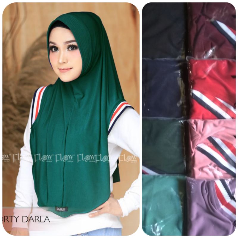 Hijab sporty darla by flow hijab