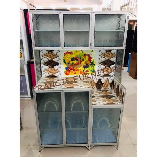 RAK PIRING 3 PINTU MAGICOM RAK PIRING 3 PINTU PLAT BIASA RAK PIRING KERAMIK RAK PIRING KACA