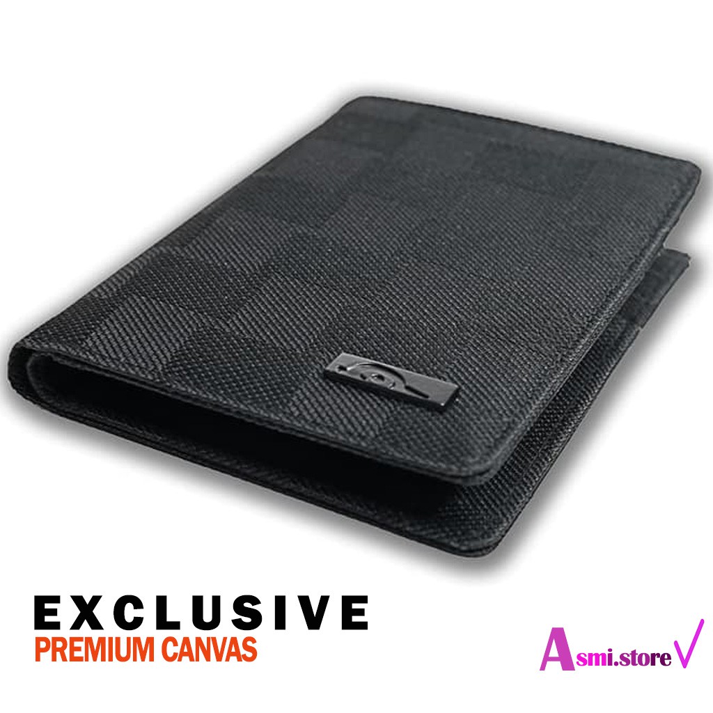 Dompet Cowok Simple Promo COD Murah Fashion Pria Distro Dompet Pria 3/4 Berdiri Bahan Kulit I9W7