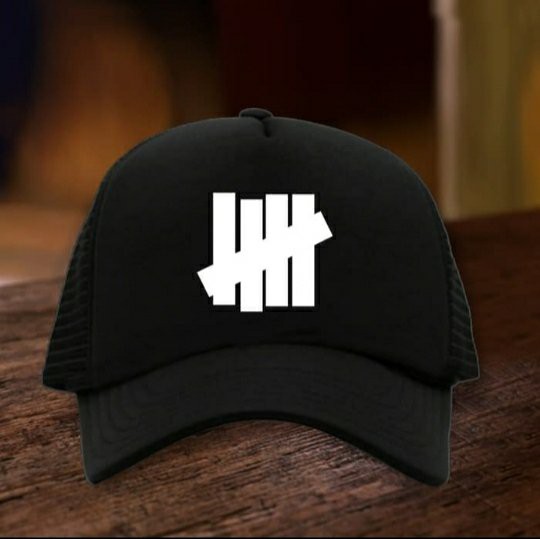 Topi Jaring Logo Undefeated Premium