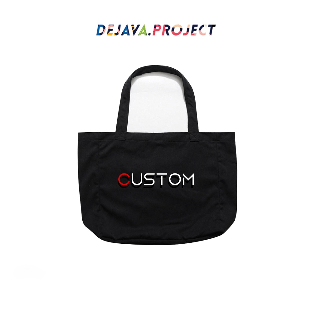 CUSTOM TOTEBAG KANVAS LANDSCAPE SATUAN PENGERJAAN 1 HARI BAHAN KANVAS PREMIUM TERBARU