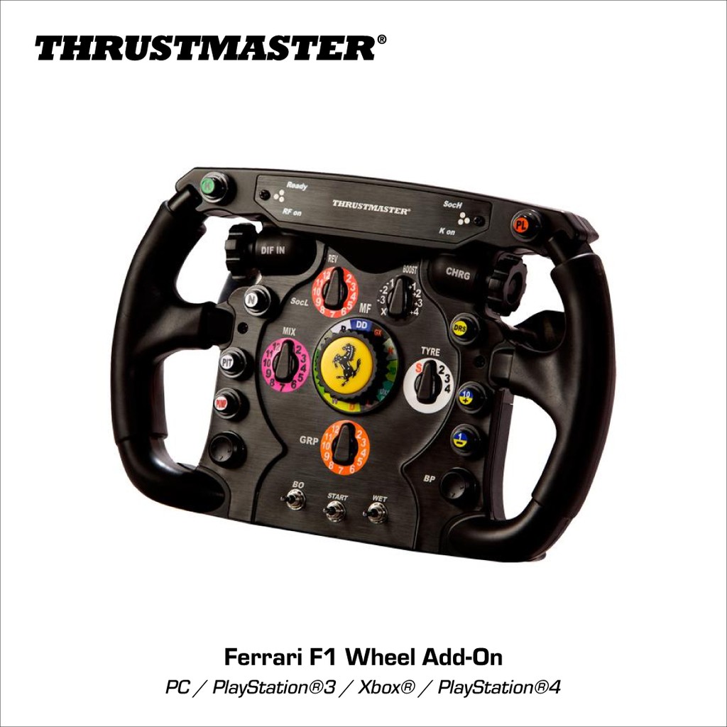 Thrustmaster Ferrari F1 Wheel Add-On - Racing Wheel Racing Simulator PC PS3 PS4 PS5 Xbox One