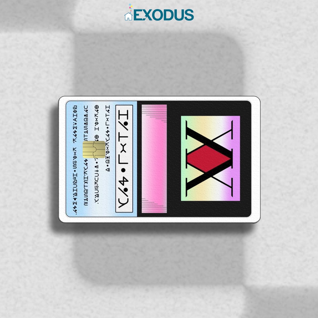 

HUNTER x HUNTER HXH Hologram Skin / Sticker kartu ATM