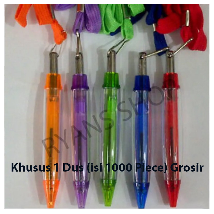 

Pulpen Promosi Souvenir Pen Cabe Tali Partai DUS