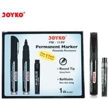 Spidol Permanen Joyko PM-34RF Round Tip Free Refill (PACK)