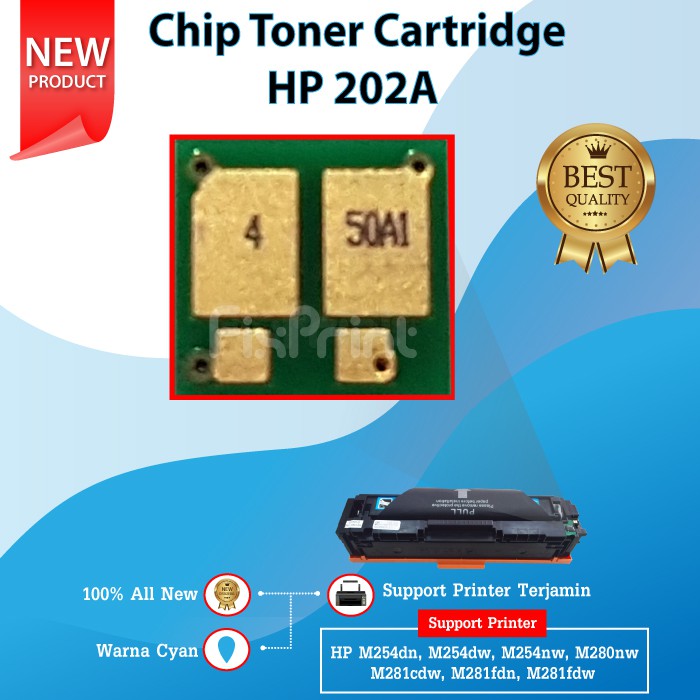 Chip Toner Cartridge 202A CF500A CF501A CF502A CF503A