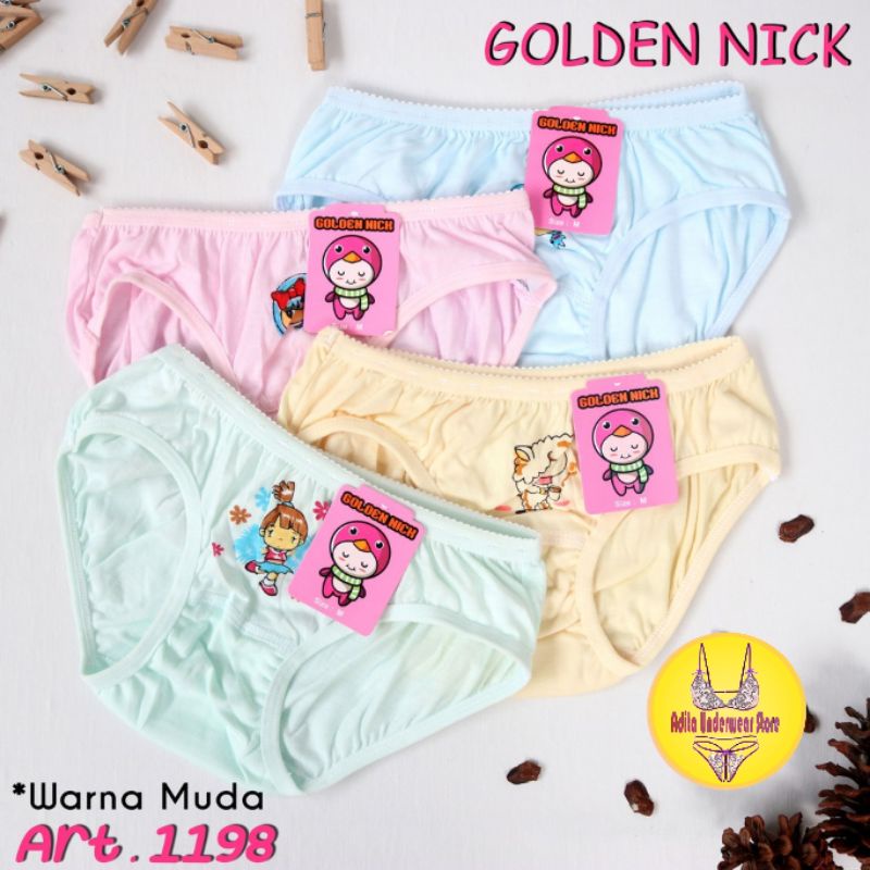 6 PCS CD ANAK CEWEK GOLDEN NICK 1189
