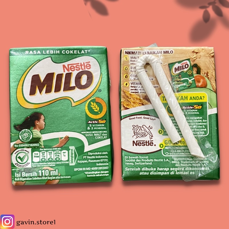 Jual Milo 110ml/ susu coklat milo mini / jajanan jaman dulu | Shopee ...
