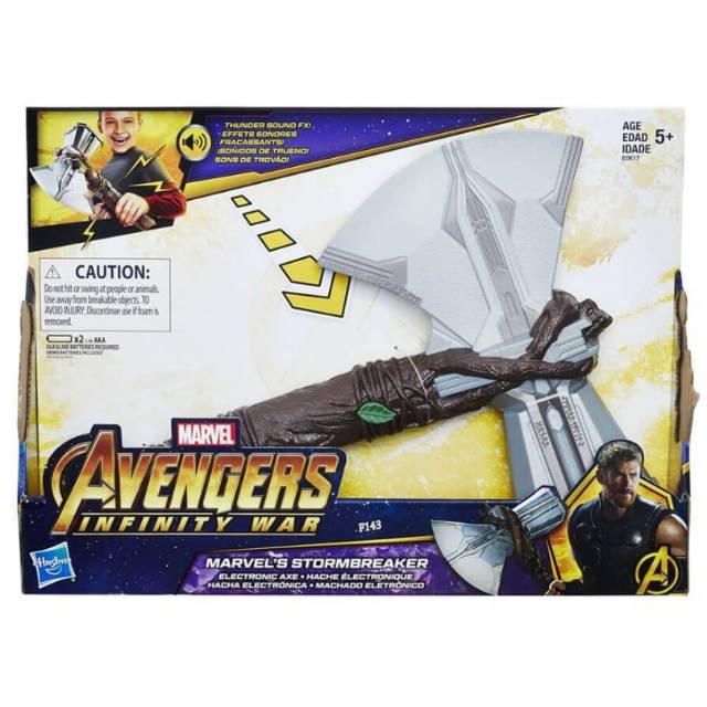 Strombreaker axe || marvel infinity war marvel's strombreaker electronic axe