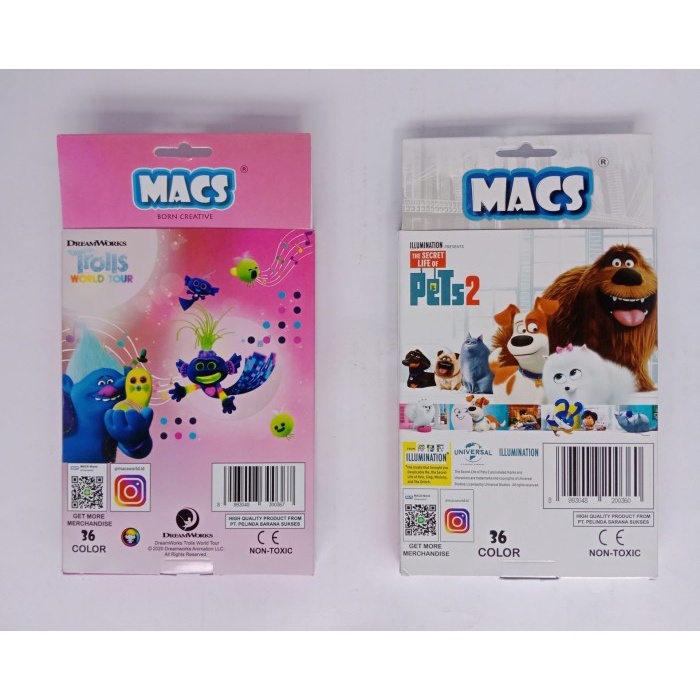 

Terlaris Pensil Warna Macs 36 Warna Diskon
