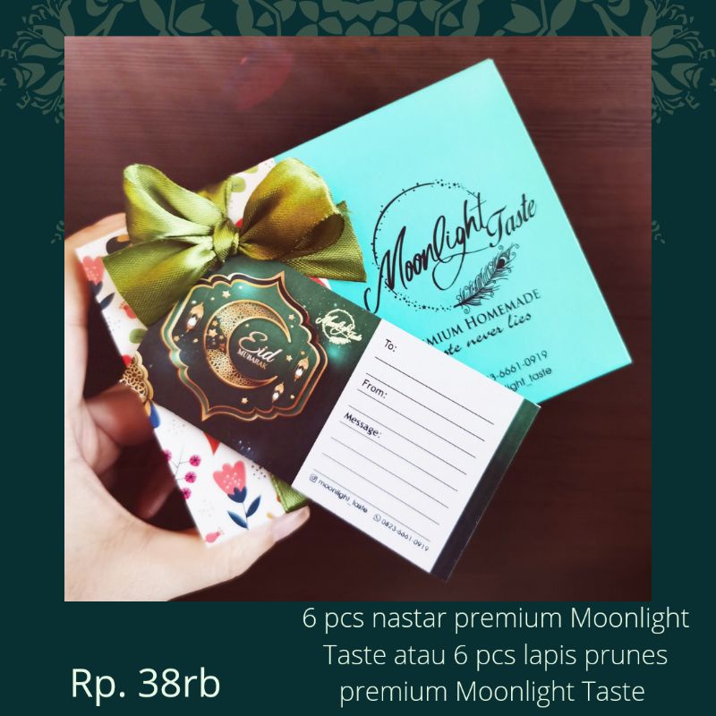 

Nastar Premium Moonlight Taste (6pcs) / hadiah / oleh-oleh / wisuda / graduation / hampers Natal
