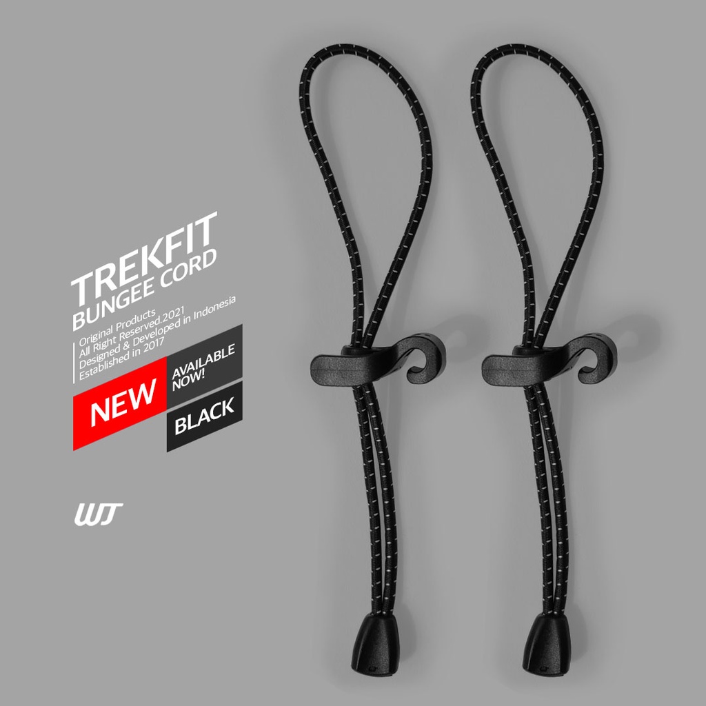 Pinnacle Trekfit Bungee Cord - Black, Grey