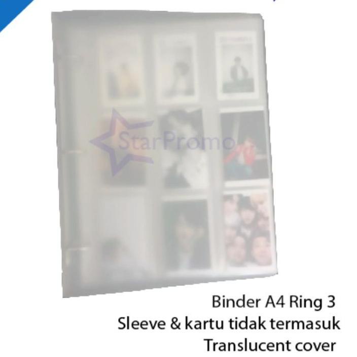 

Limited - Binder Photocard A4 Ring 3 Untuk Album Kpop Basket Card Organizer .,