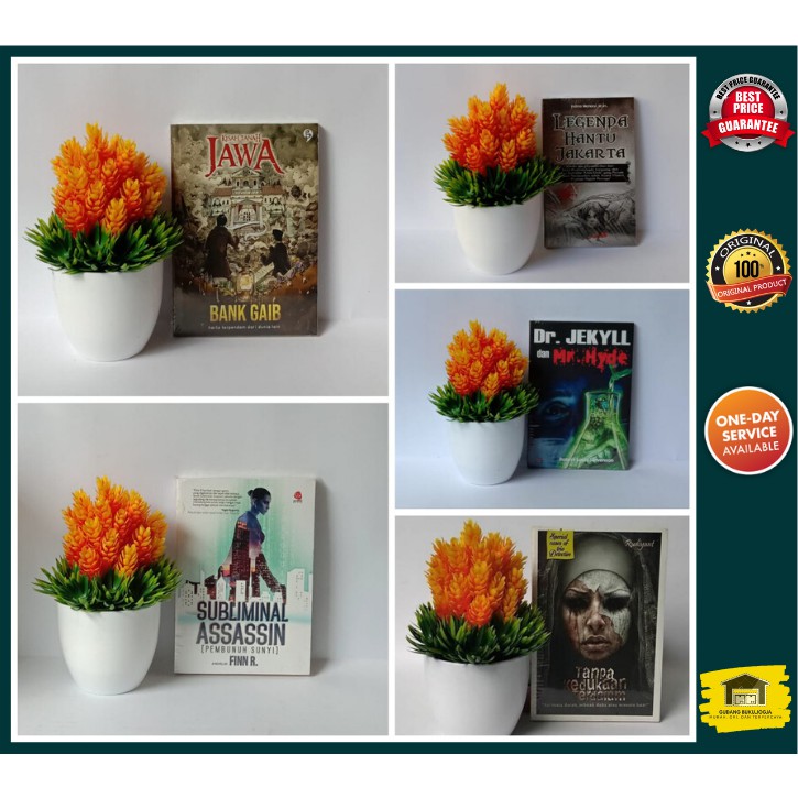 PAKET 5 BUKU Novel Misteri Kisah Tanah Jawa Bank Gaib - Harta Terpendam dari Dunia Lain (3)